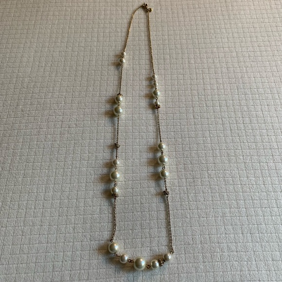 J.Crew faux pearl long necklace - Picture 2 of 12
